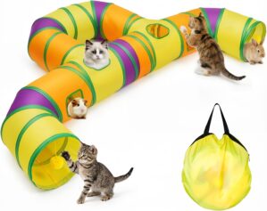 Cat Tunnel for Indoor Cats Large, C...