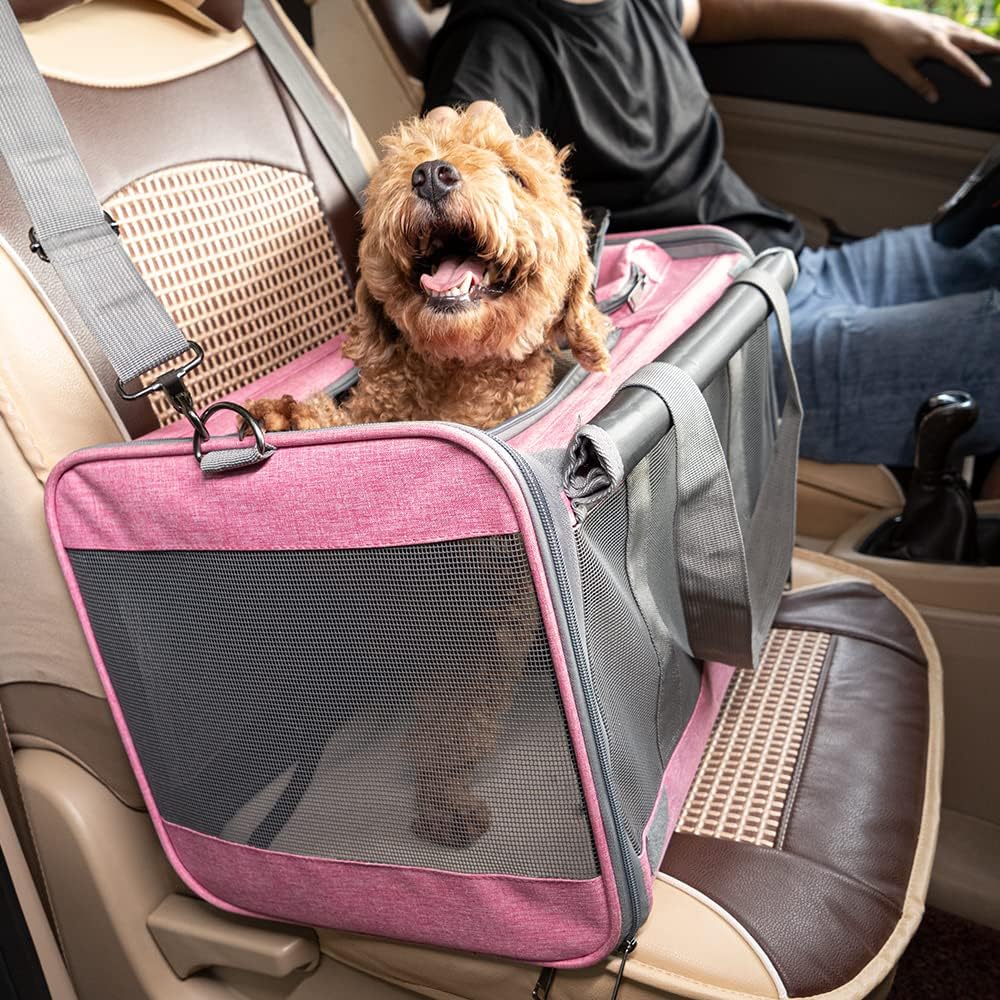 GAPZER Pet Carrier for Large and Medium Cats, Soft-Sided Pet Carrier for Big Medium Cats and Puppy Dog Carriers Cat Carriers, Pet Privacy Protection Travel Carrier - Image 8