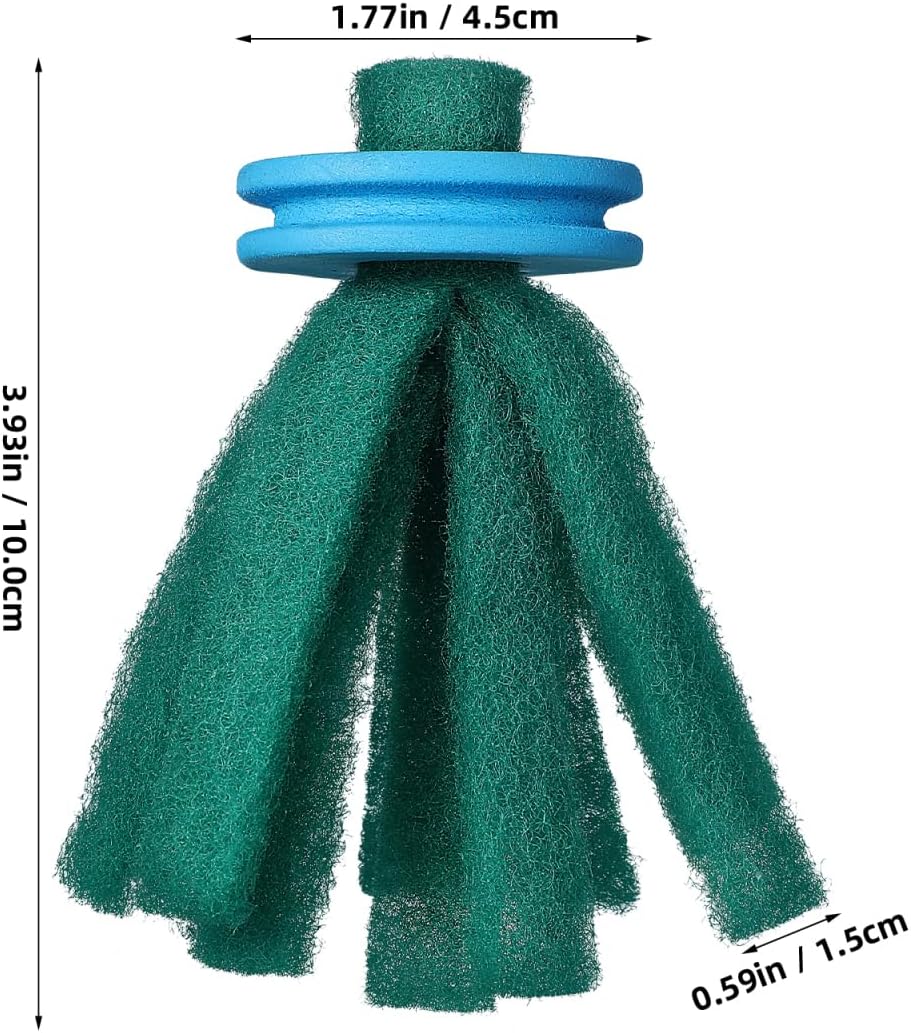 Sewroro 10pcs Fish Spawning Mops: Floating Egg Collector for Aquarium Tanks - Soft Sponge Breeding Grass for Fry Protection and Fish Farming Supplies - Image 6