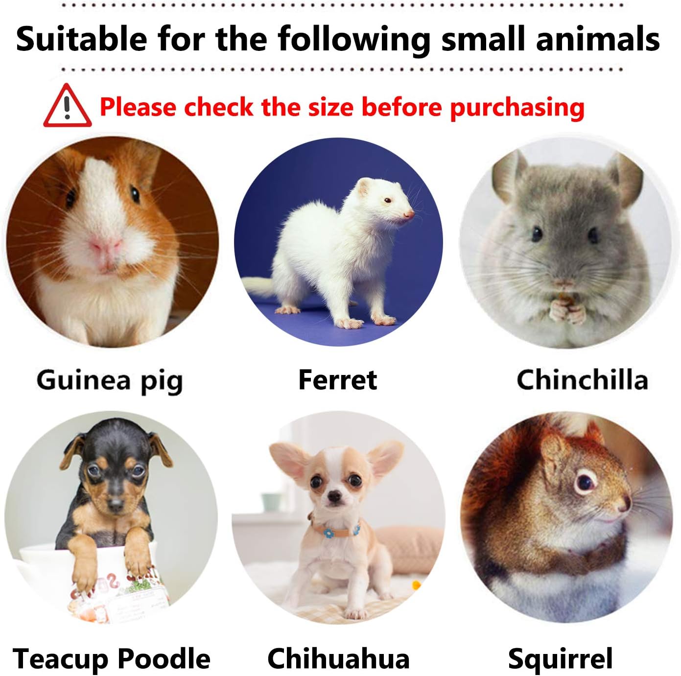 Rypet Ferret Harness and Leash - Soft Mesh Small Pet Harness with Safe Bell, No Pull Comfort Padded Vest for Guinea Pig, Hamster, Rats and Similar Small Animals - Image 6