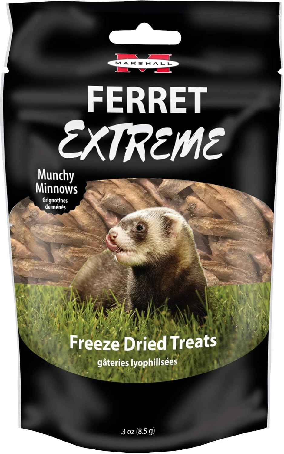 Marshall Pet Products Ferret Extreme Munchy Minnows, Freeze Dried Treats for Ferrets Single Ingredient Protein Source, 1 oz - Image 4