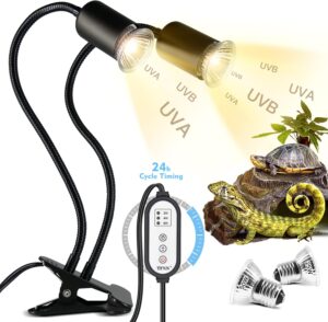 TFNN Reptile Heat Lamp, Double-Head...