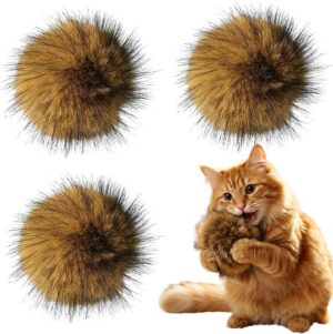 Cat Toy Faux Rabbit Fur Ball,2026 N...