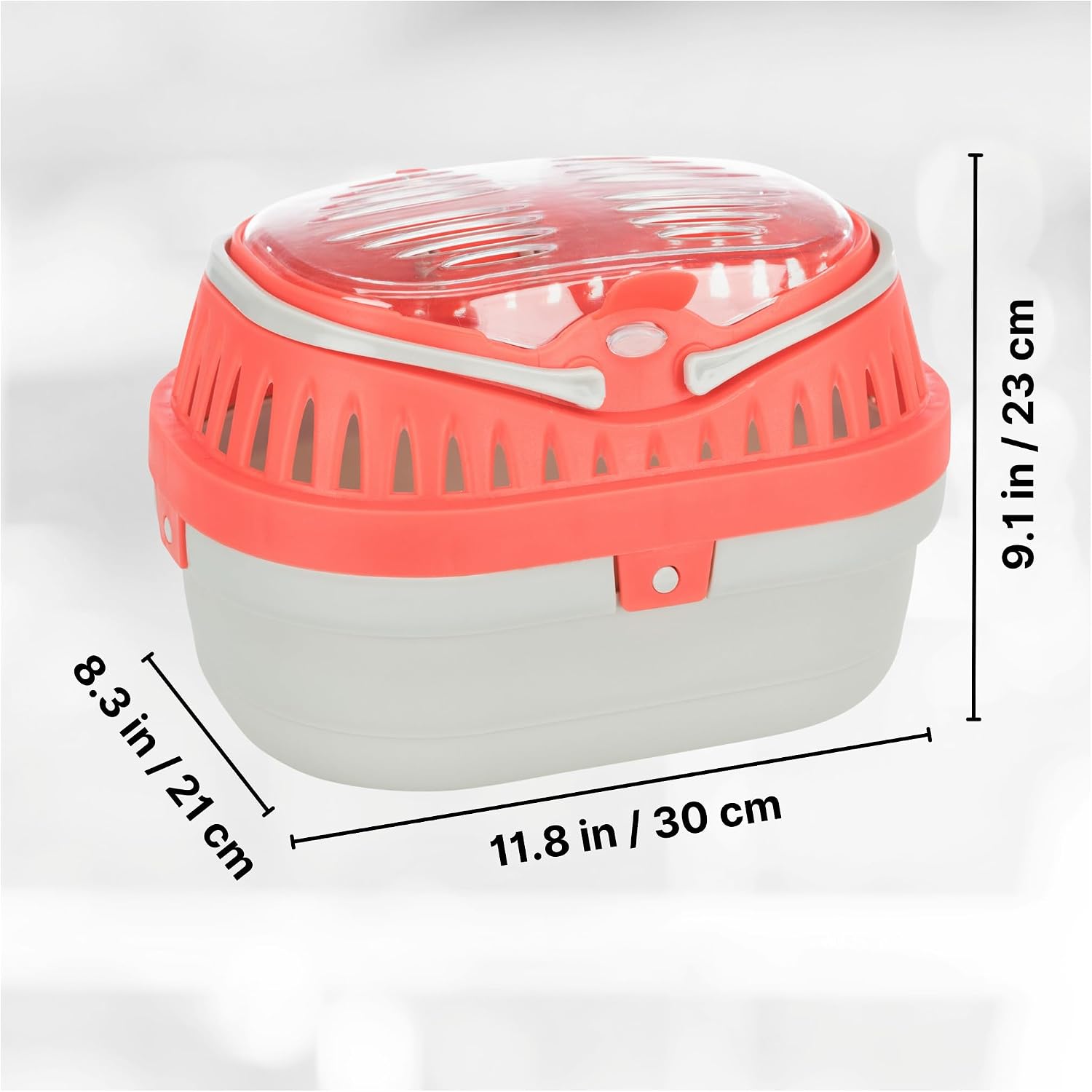 Trixie Pico Transport Crate, Small Pet Carrier, Portable Travel Carrier, for Small Pets, Hamsters, Guinea Pig, Lizards | Portable Pet Carrier, Ideal for On-The-Go, Traveling Cage for Small Pets, Bunnies, Hamsters, Guinea Pigs, Lizards - Image 3