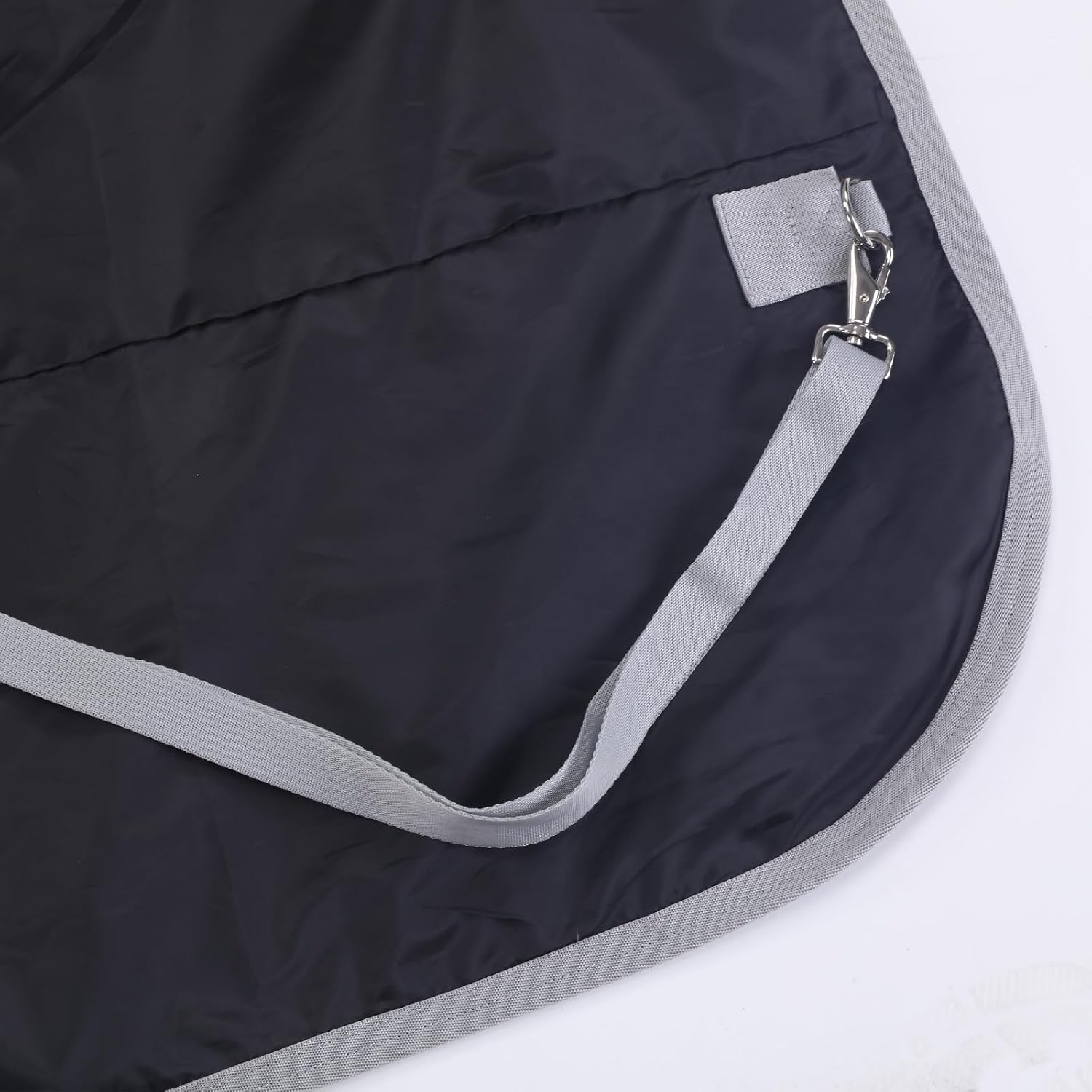 1200D Ripstop Waterproof Breathable Horse Blanket (0g No Fill), Lightweight Turnout Rain Sheet, Keeps Dry in Mud & Wet Weather Pinkgrey 78" - Image 5