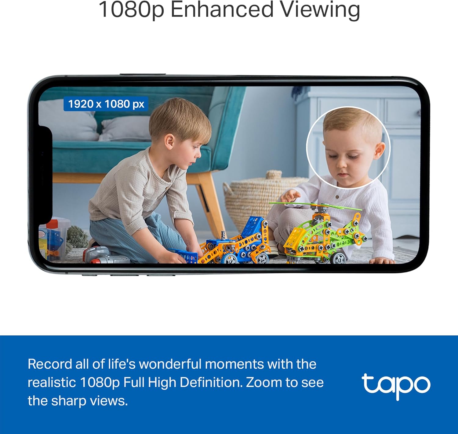 Tapo 1080P Indoor Wired Security Camera - Works as a Baby Monitor & Pet Camera, Motion Detection, 2-Way Audio, Siren, Night Vision, Subscription-Free Local Storage or Optional Cloud, C101 - Image 3