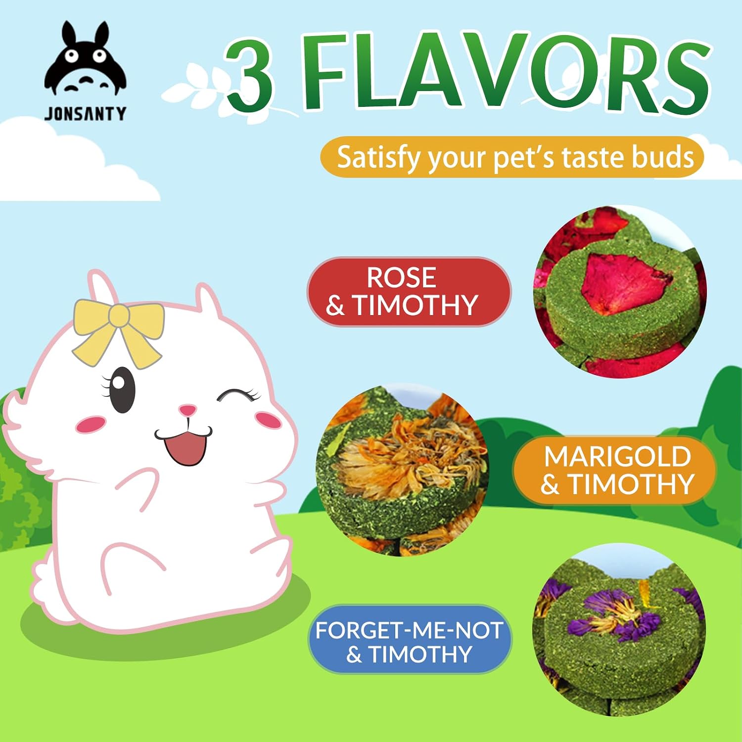 50-60 PCS Natural Rabbit Chew Toys, Treats, Timothy Sticks, Apple Sticks, Sweet Bamboo for Guinea Pig, Hamster, Chinchilla, Rat, Small Animals - Image 5