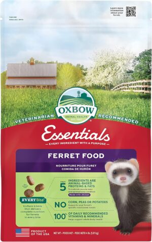Oxbow Essentials Ferret Food, Vitam...