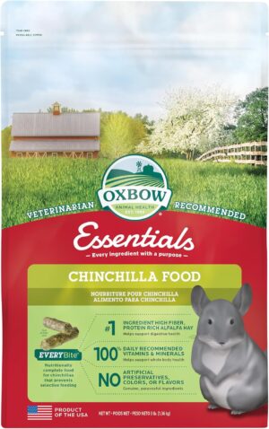Oxbow Essentials Chinchilla Food, M...