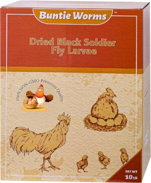 BUNTIE WORMS Dried Black Soldier Fl...