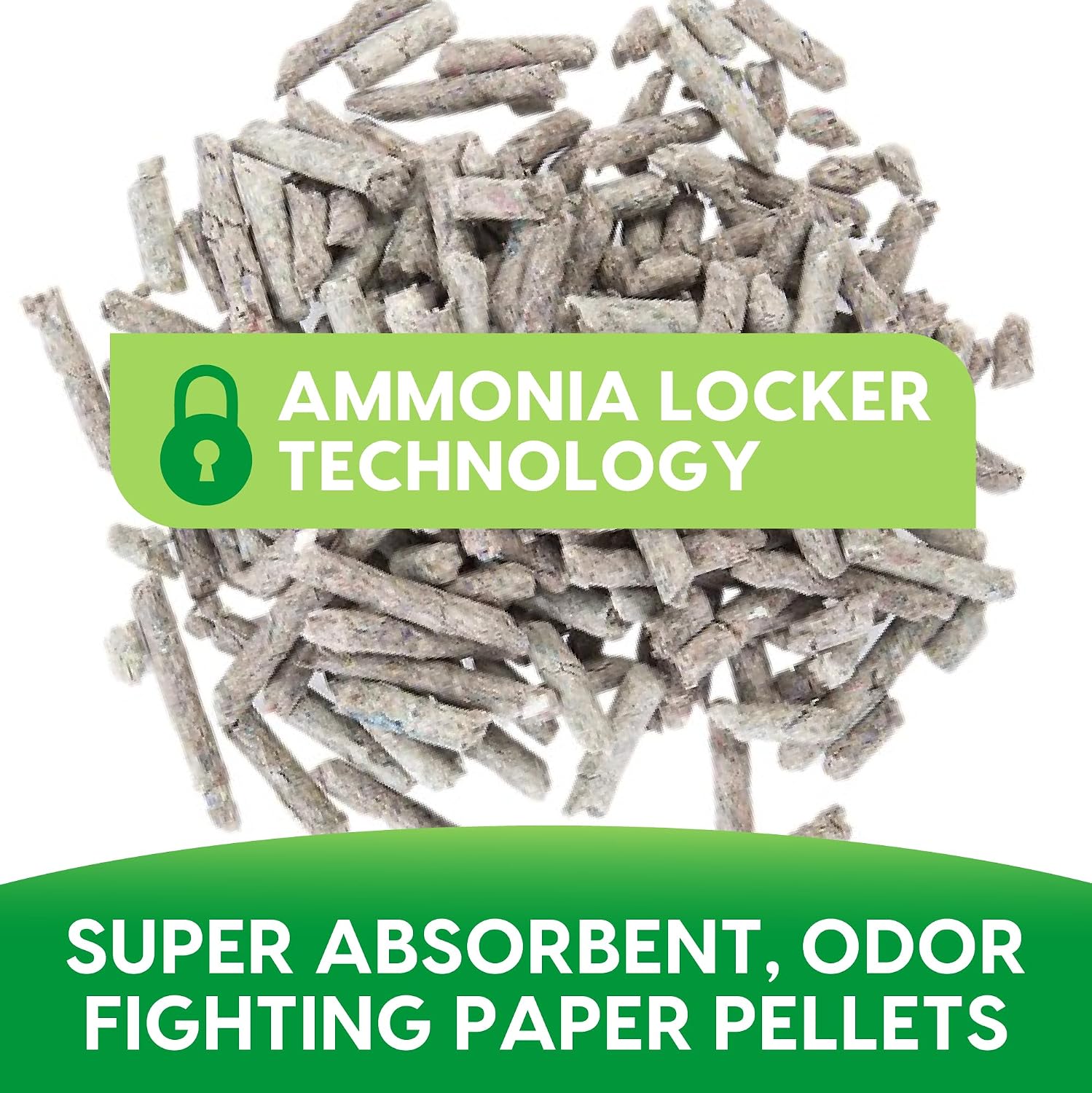 Fresh News Recycled Paper Original Pellet Cat Litter, 25 Pound, Non-Clumping, Unscented, Made in USA - Image 4