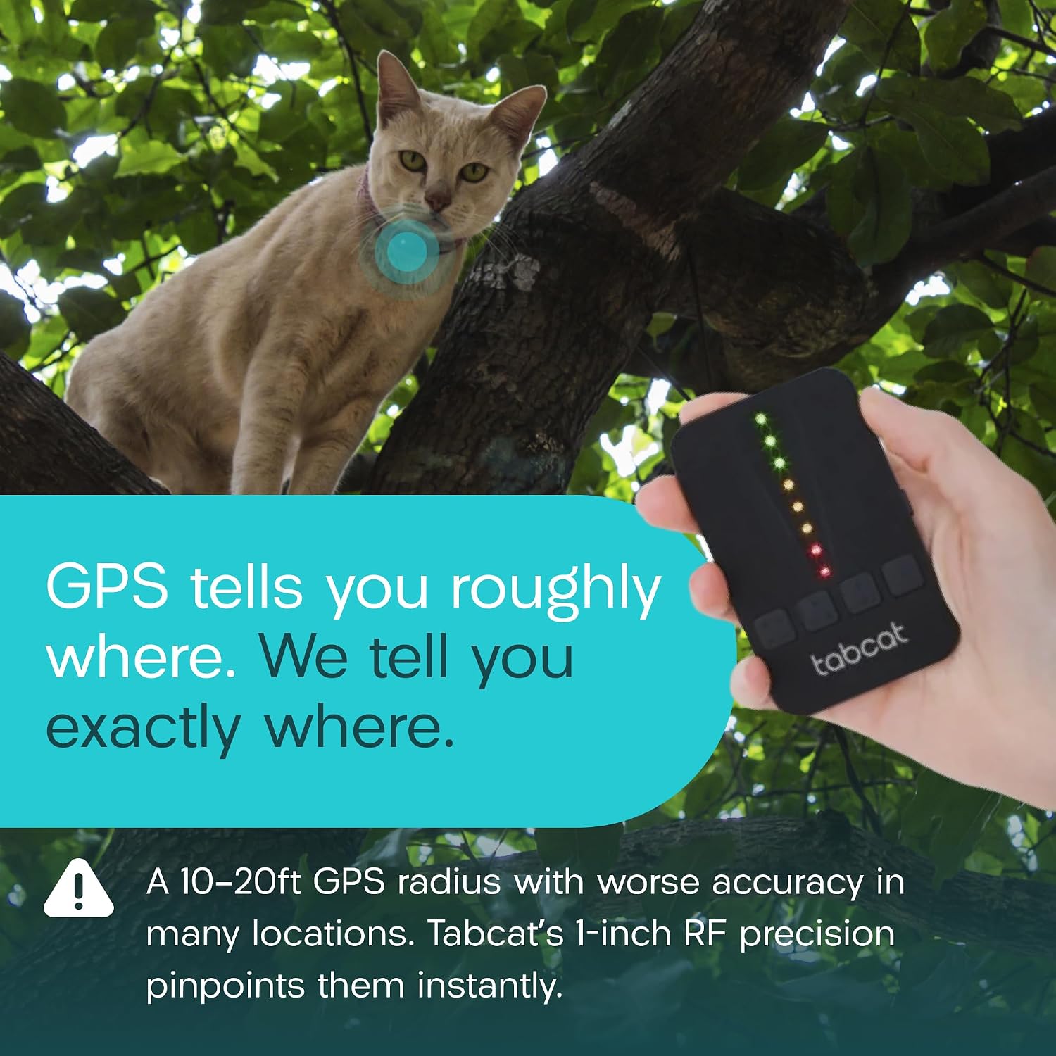 Tabcat V2 Cat & Kitten Tracker - No Subscription | 2 Lightweight Homing Tags, Cases & Tracking Handset | RF Technology, More Accurate than GPS | Track 2 Cats Indoors & Outdoors to 2.5 cm & 150 m Range - Image 4