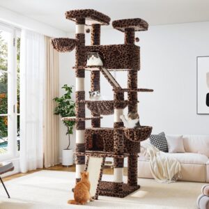 Allewie 81 Inches Tall Cat Tree/Mul...