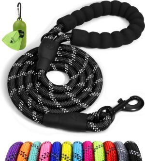 Taglory Rope Dog Leash for Medium L...