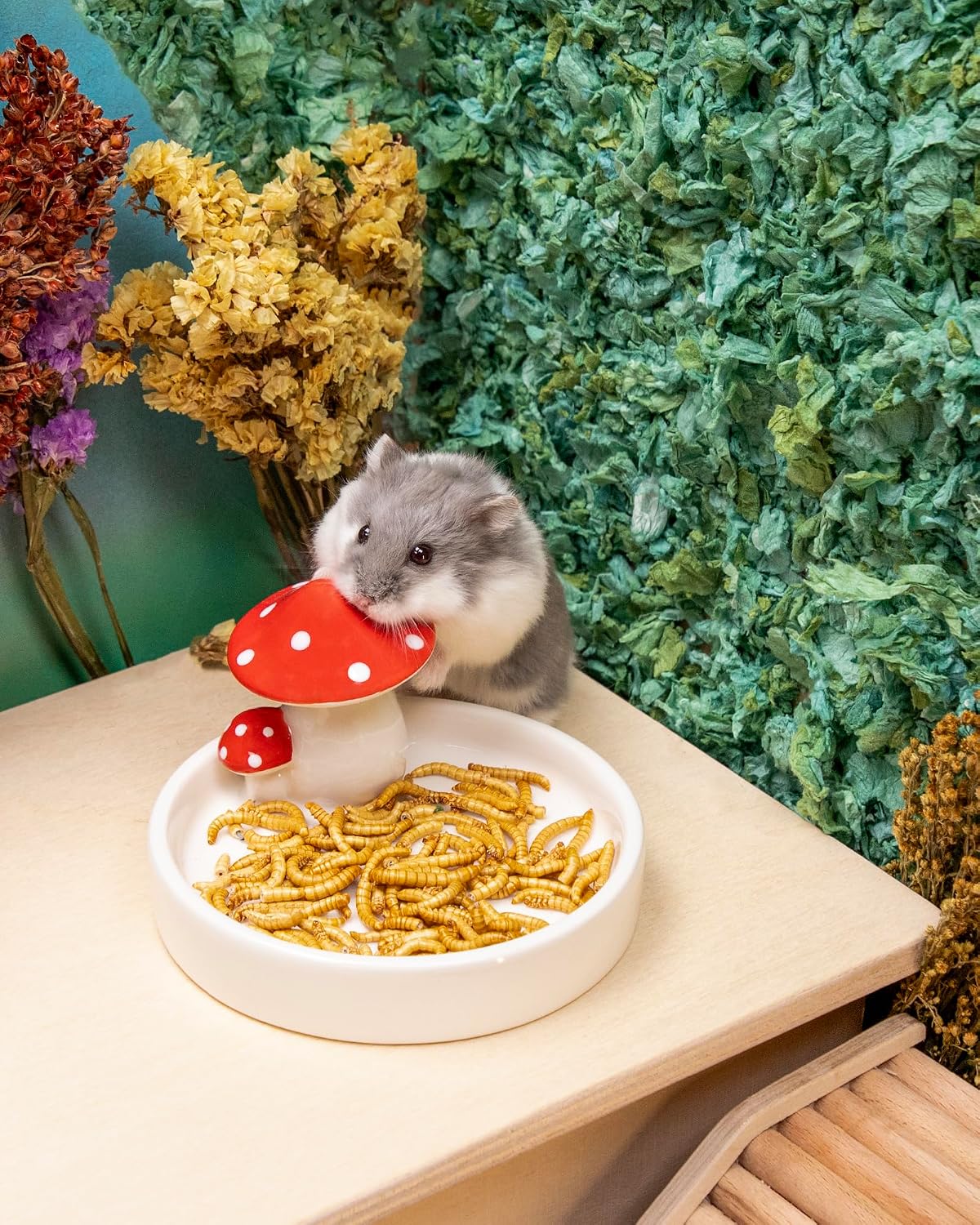 Niteangel Small Animal Snack & Treats Toy - Small Critter Natural Treat for Dwarf Syrian Robo Hamsters Gerbils Mice Lemmings Sugar Glider Hedgehogs Chickens Birds or Other Small-Sized Pets - Image 3