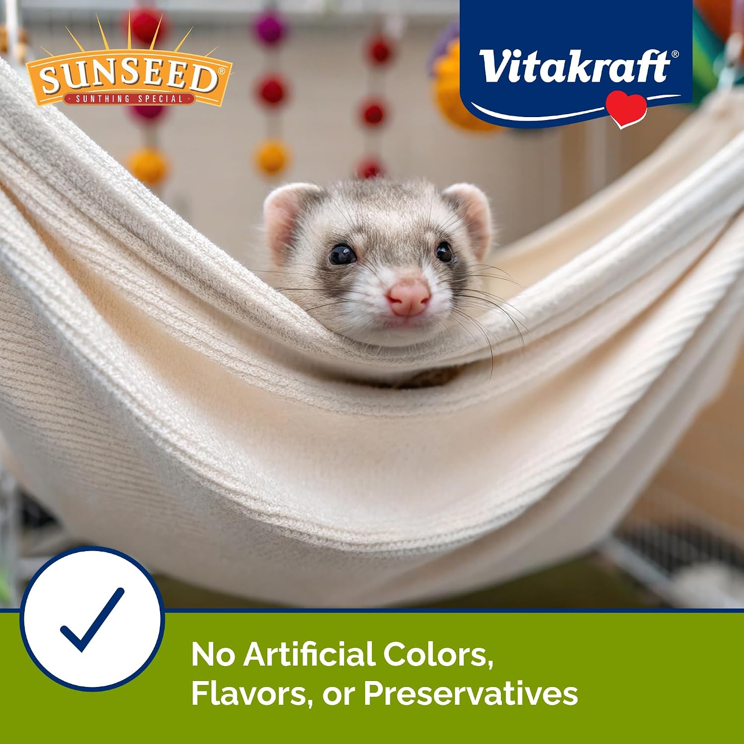 Sunseed Vita Prima Ferret Food - 3 Lb. Resealable Bag – High-Energy Protein from Chicken Pork & Eggs – Added Vitamins and Minerals – No Artificial Colors or Flavors - Image 6
