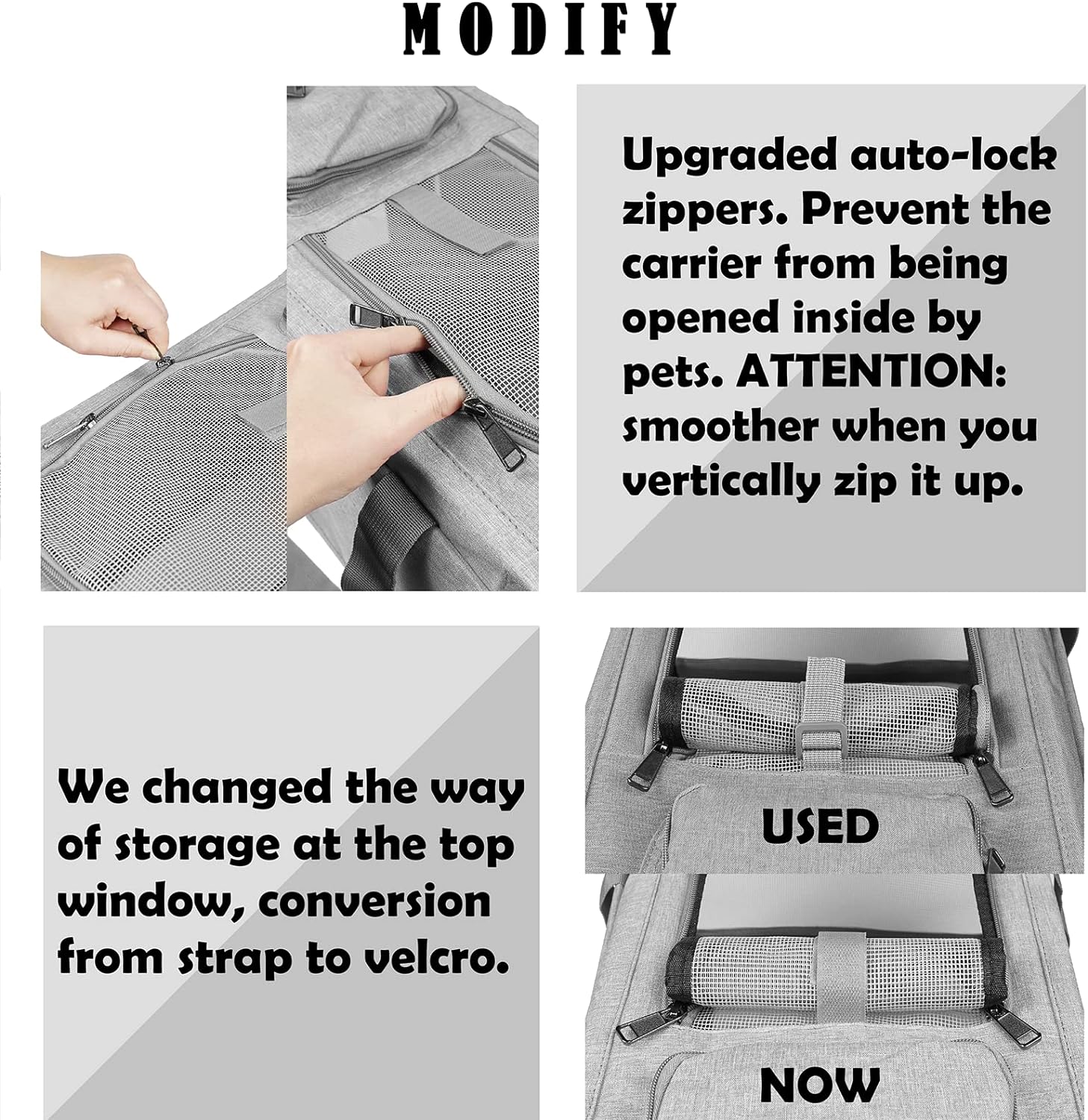 GAPZER Pet Carrier for Large Cats, Soft-Sided Cat Carrier for Medium Big Cats and Puppy up to 20lbs, Washable Dog Carrier Privacy Protection for Home Outdoor Travel - Image 3