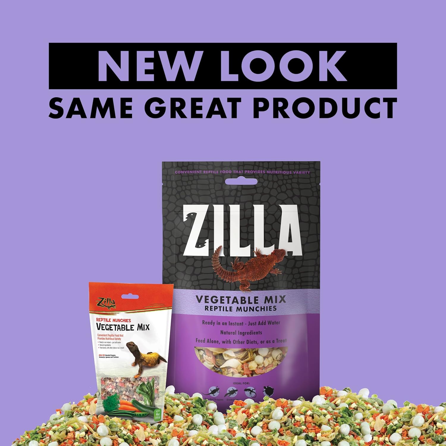 Zilla Reptile Food Munchies Vegetable Mix, 4-Ounce - Image 8