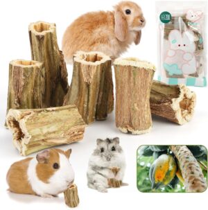 Abizoo Natural Bunny Chew Toys,6 Pc...