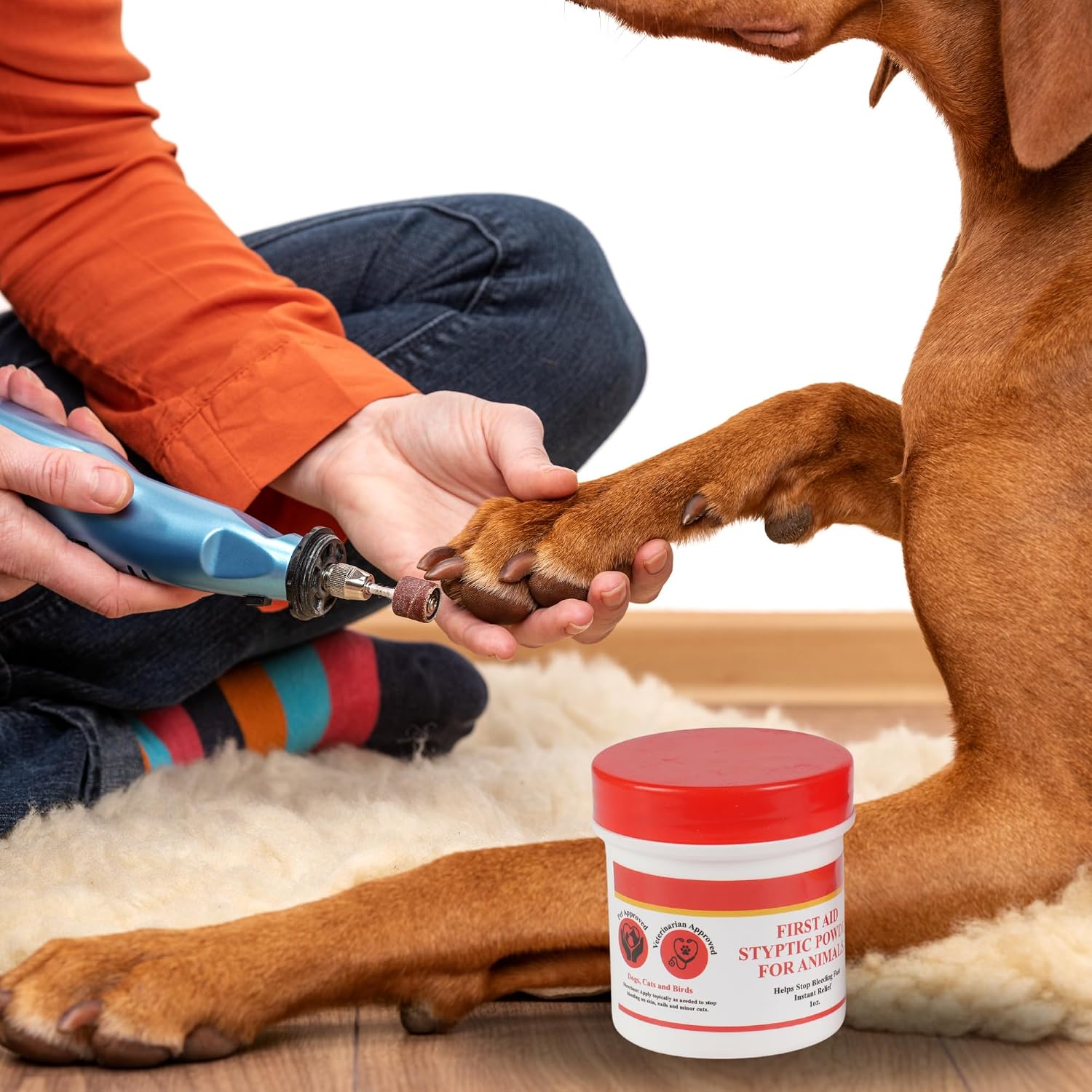 G.B.S Styptic Powder for Dogs, Cats, and Birds (1 oz) - Fast-Acting Blood Stop Powder for Pets & Animals - Quick Stop Bleeding Powder for Nail Clipping, Cuts & Grooming - Image 6