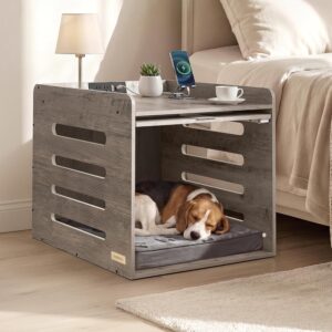 Feandrea Modern Dog Crate Furniture...