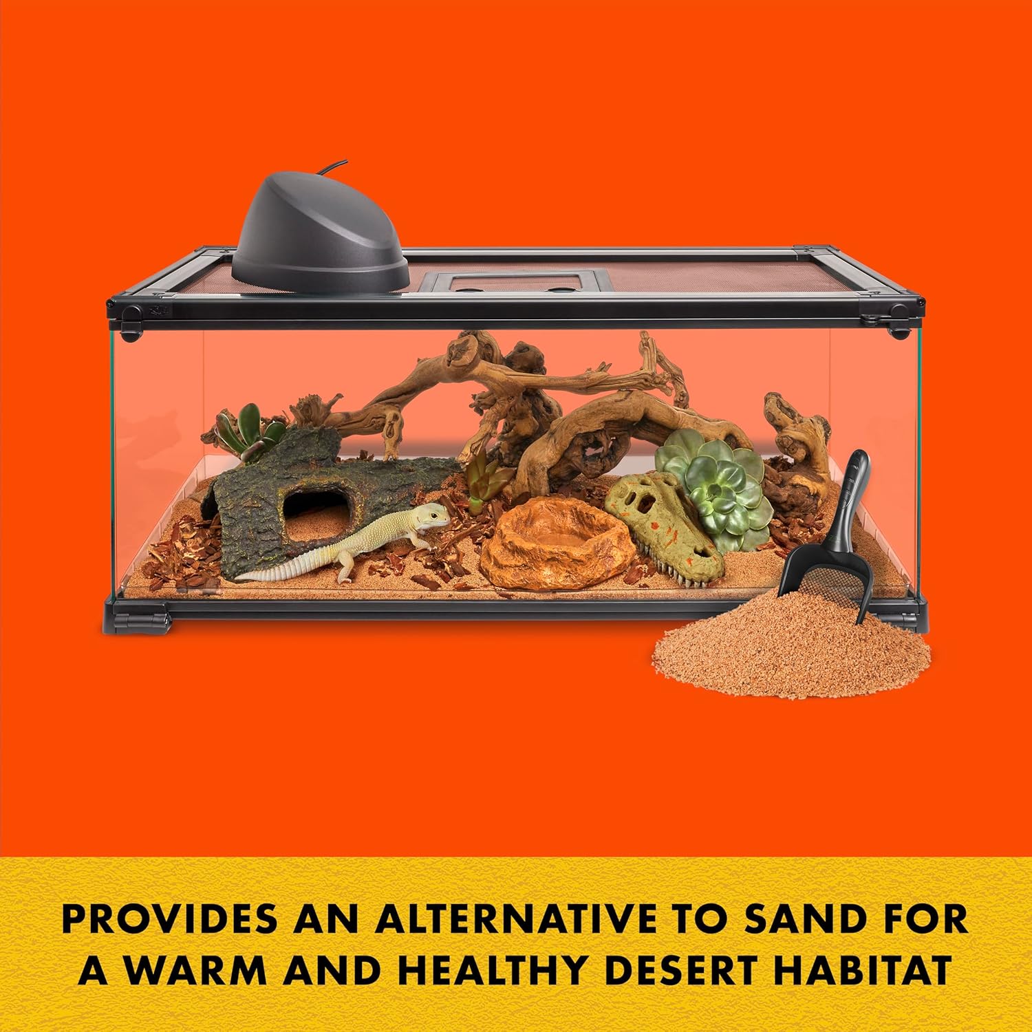 Zilla Desert Bedding, Substrate for Reptile Terrariums, Ideal for Bearded Dragons, Uromastyx, and More, 5 Quarts - Image 4