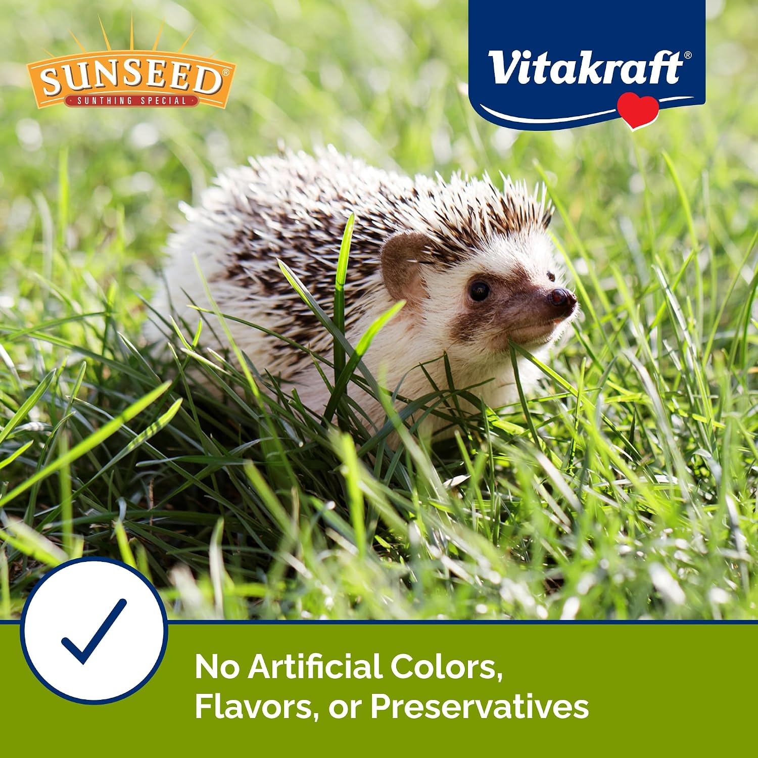 Sunseed Vita Prima Hedgehog Food - High-Protein Poultry, Seafood, and Mealworm Food Blend - Vitamin-Fortified for Happy and Healthy Hedgehogs - Image 6