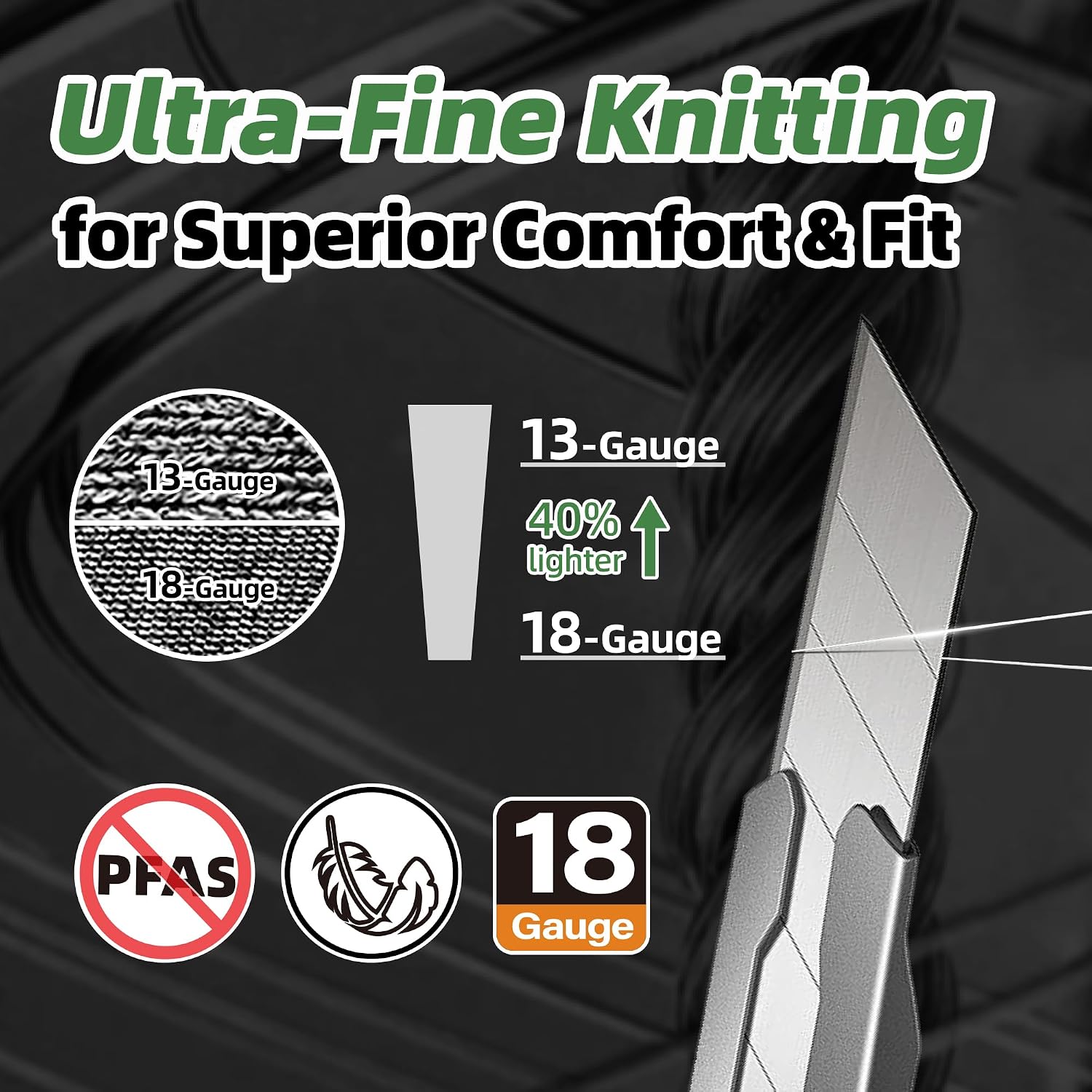 Schwer ANSI A6 Cut Resistant Gloves, CR3709 Cut Proof Work Gloves, Touch-screen Cutting Gloves, 3/4 Dipped Coating for Woodworking, Glass Metal Cutting, Construction, Fishing, L,1 pair - Image 4