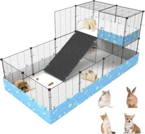 2-Story Guinea Pig Cages with Tarp,...