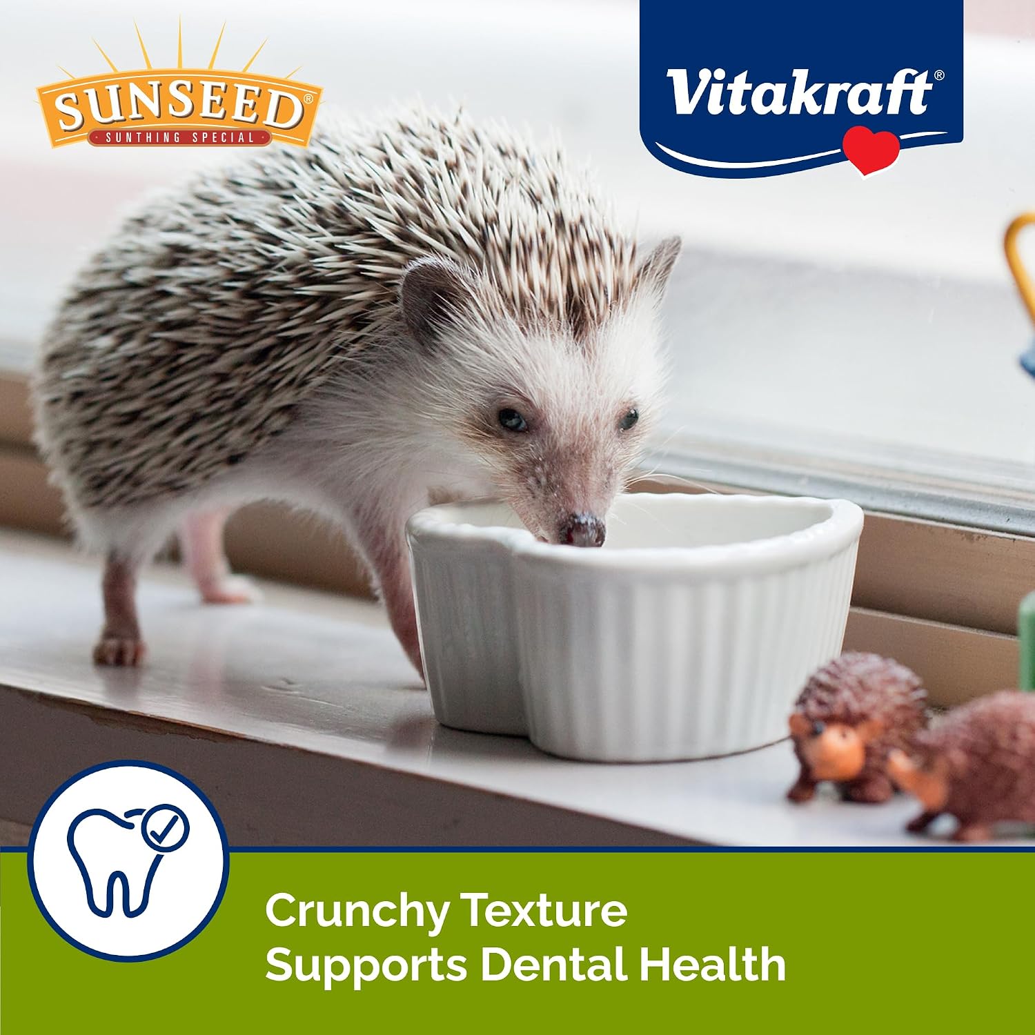 Sunseed Vita Prima Hedgehog Food - High-Protein Poultry, Seafood, and Mealworm Food Blend - Vitamin-Fortified for Happy and Healthy Hedgehogs - Image 5