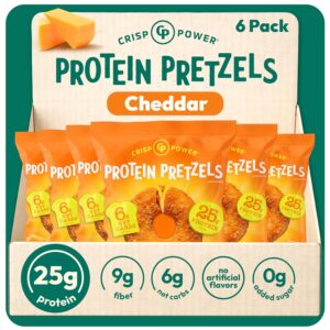 CRISP POWER Protein Pretzels, NEW C...