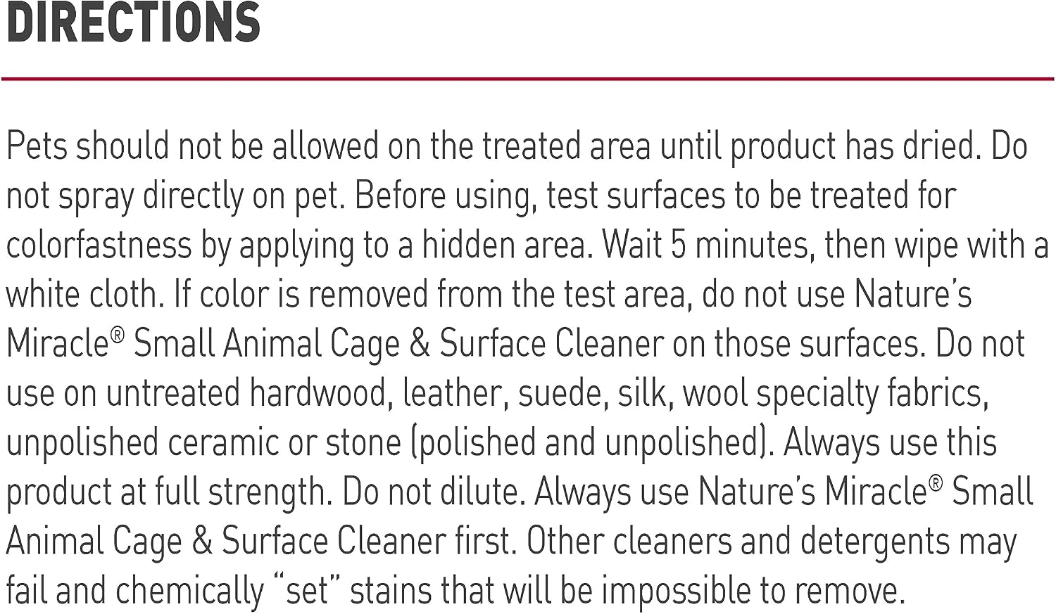 Nature’s Miracle Small Animal Cage and Surface Cleaner, Bio-Enzymatic Cleaning Formula, Destroy Tough Stains and Odors, 24 Ounces - Image 4