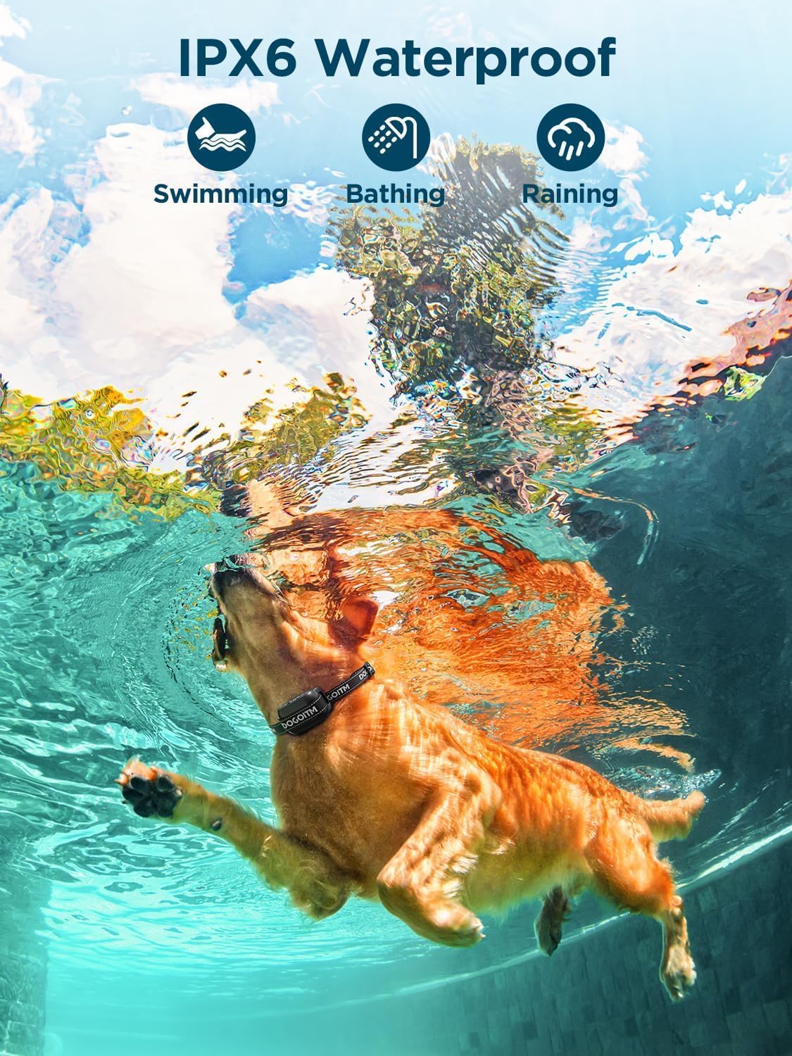 Wireless Dog Fence System, GPS Wireless Dog Collar with 3 Correction Modes, Pet Containment System with AI Smart Signal,Control Range 65-3281ft Electric Dog Fence Collar for Outdoor - Image 2