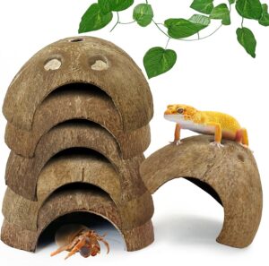 Hamiledyi 7 Pcs Reptile Hideouts Na...