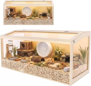Wooden Hamster Cage, 40inch Large H...