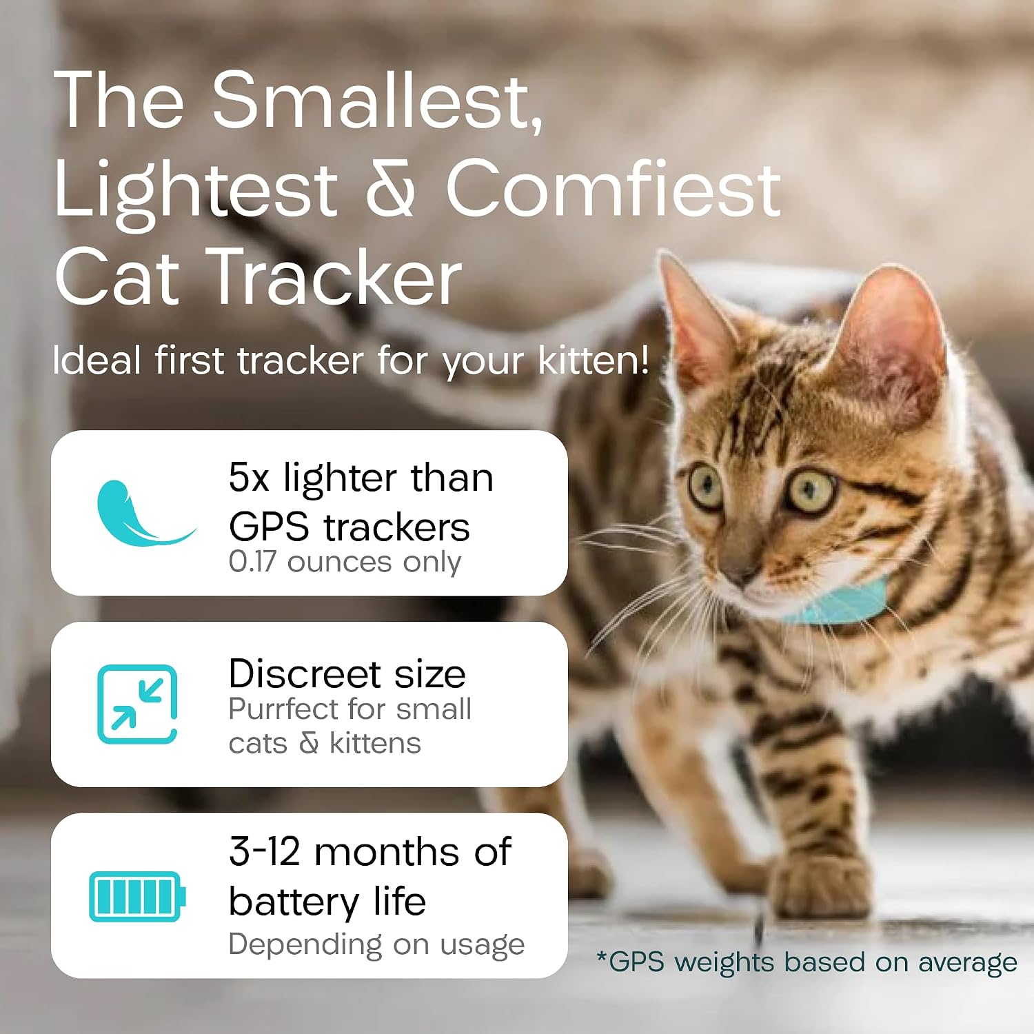 Tabcat V2 Cat & Kitten Tracker - No Subscription | 2 Lightweight Homing Tags, Cases & Tracking Handset | RF Technology, More Accurate than GPS | Track 2 Cats Indoors & Outdoors to 2.5 cm & 150 m Range - Image 5