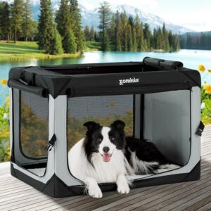 ZOMISIA 36 Inch Collapsible Dog Cra...