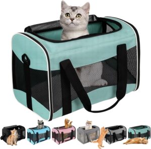 Cat Dog Carriers Soft-Sided Pet Car...