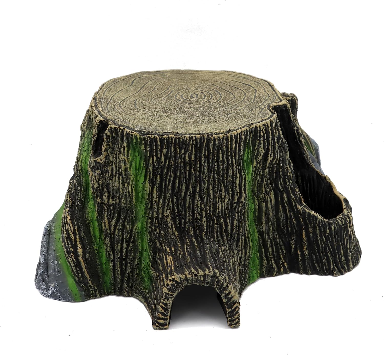Extra Large Resin Reptile Hideouts Cave Habitat Decor for Reptiles, Amphibians, Fish Tanks and Gecko, Leopard - Image 4