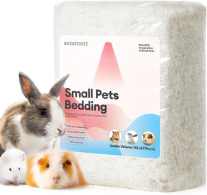 BUCATSTATE Hamster Bedding 70L, 99%...