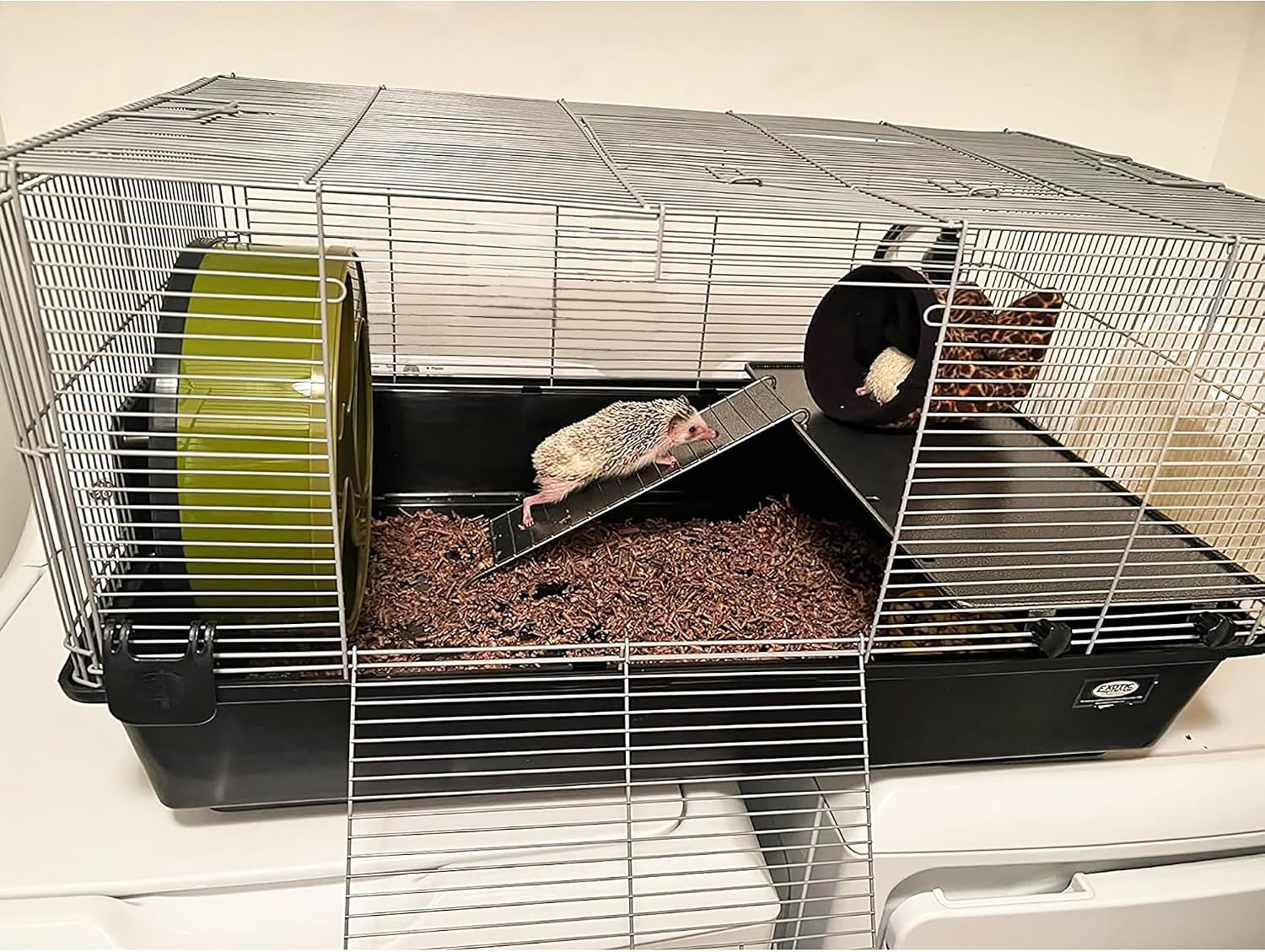Exotic Nutrition Hedgehog Home & Starter Package - Includes Durable Cage, Exercise Wheel, Healthy Food, Natural Treat, Multi-Vitamin & Hideout - Image 3