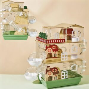 17 in 1 Clear Acrylic Hamster Cage ...