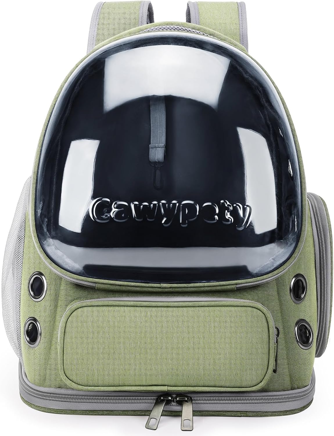 Cawypety Cat Backpack Carrier, Breathable Cat Carrier Large Space Bubble Pet Backpack for Kitty Small Dog up to 15lbs, Transparent & Foldable Pet Carrier for Travel Hiking - Image 8
