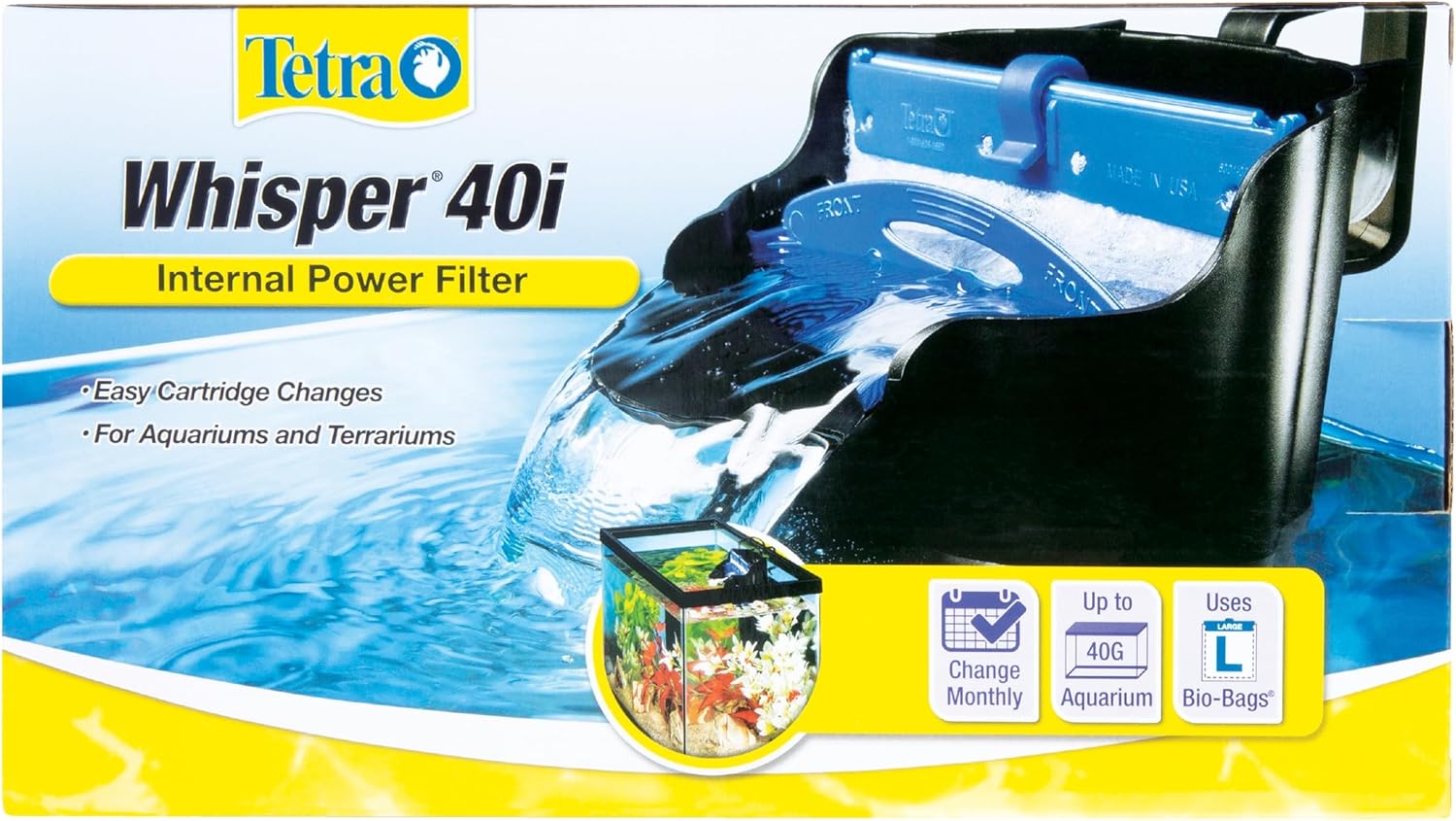 Tetra Whisper Internal Power Filter, Large Bio-Bag Filter Cartridges, 3-Stage Filtration, 20-40 gal - Image 7