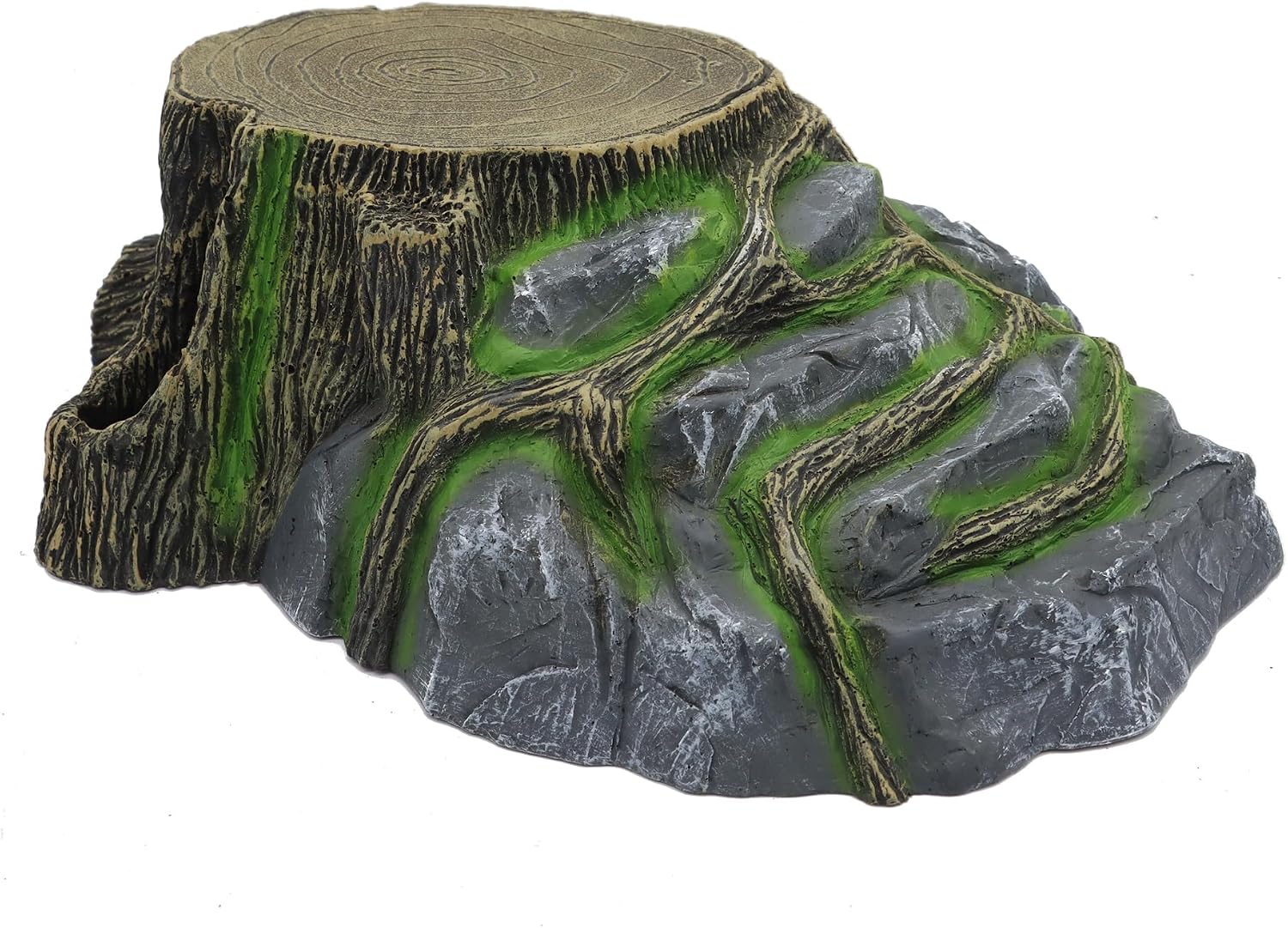 Extra Large Resin Reptile Hideouts Cave Habitat Decor for Reptiles, Amphibians, Fish Tanks and Gecko, Leopard - Image 5