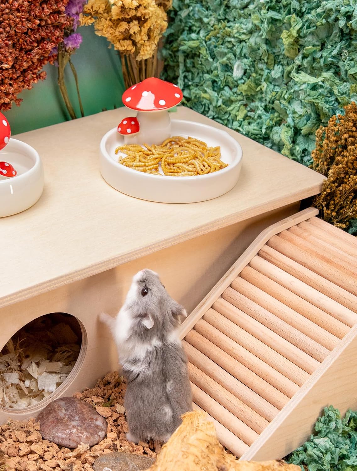 Niteangel Small Animal Snack & Treats Toy - Small Critter Natural Treat for Dwarf Syrian Robo Hamsters Gerbils Mice Lemmings Sugar Glider Hedgehogs Chickens Birds or Other Small-Sized Pets - Image 6