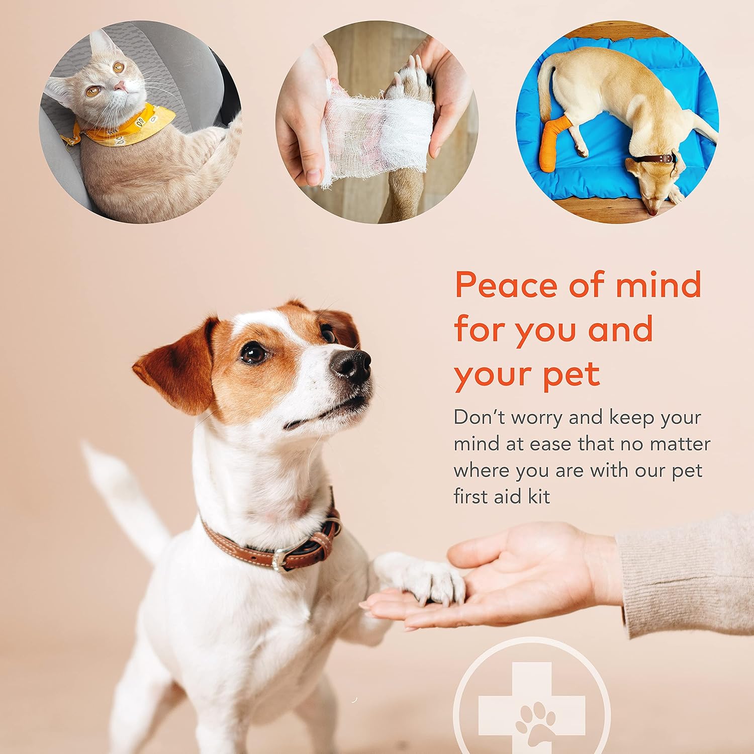 ARCA PET Dog First Aid Kit - Pet Emergency Kit - Water Resistant High Visibility Reflective First Aid Pouch Dog Camping Essentials for Hiking, Backpacking, Sports, Hunting - Image 4