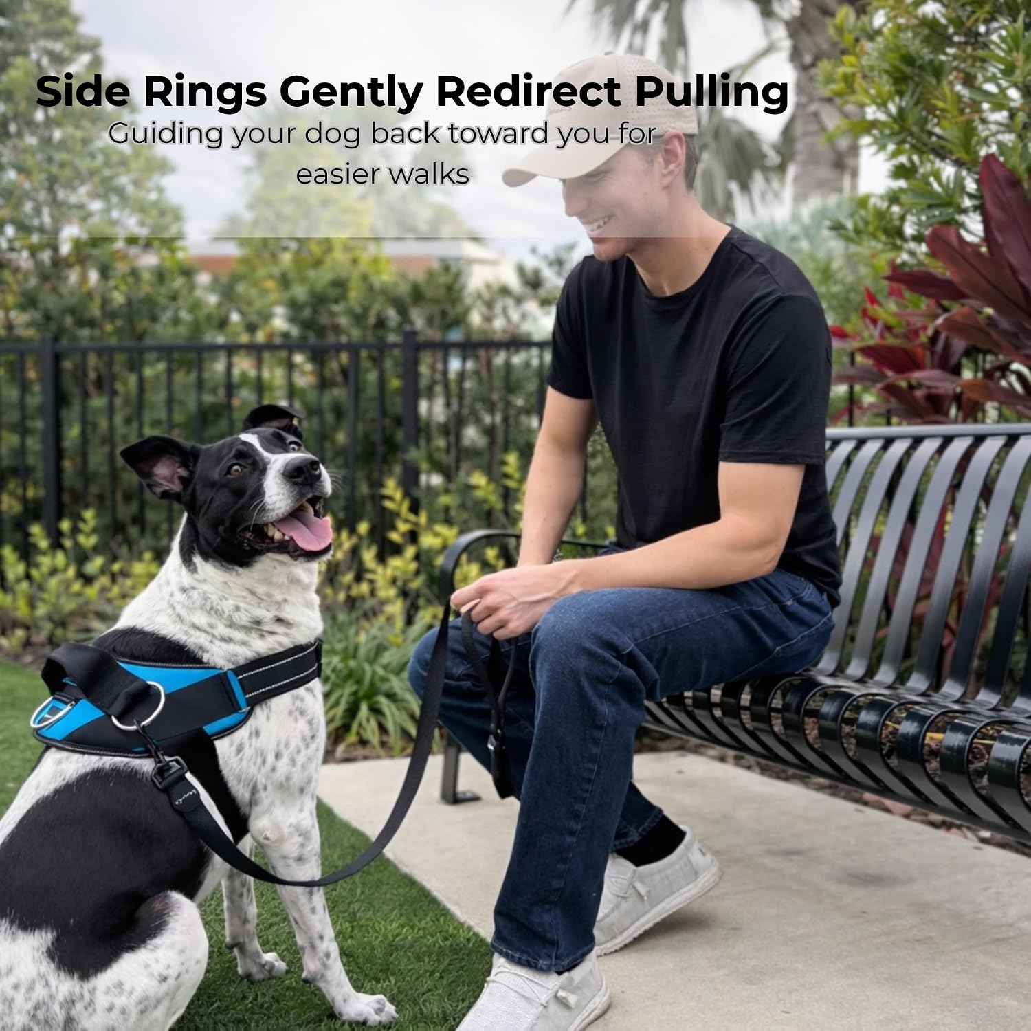 ShawnCo Essential Dog Harness, No-Pull Pet Vest with 3 Leash Clips, No Choke, Reflective, Adjustable and Padded, for Easy Walking and Training for Small, Medium and Large Dogs (ICY Lilac, XS) - Image 3