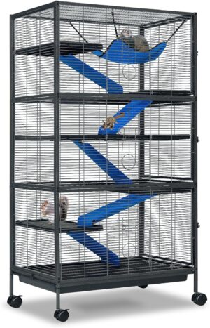 Metal Small Animal Cage 6-Tier Ferr...