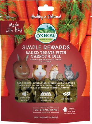 Oxbow Simple Rewards Baked Carrot &...